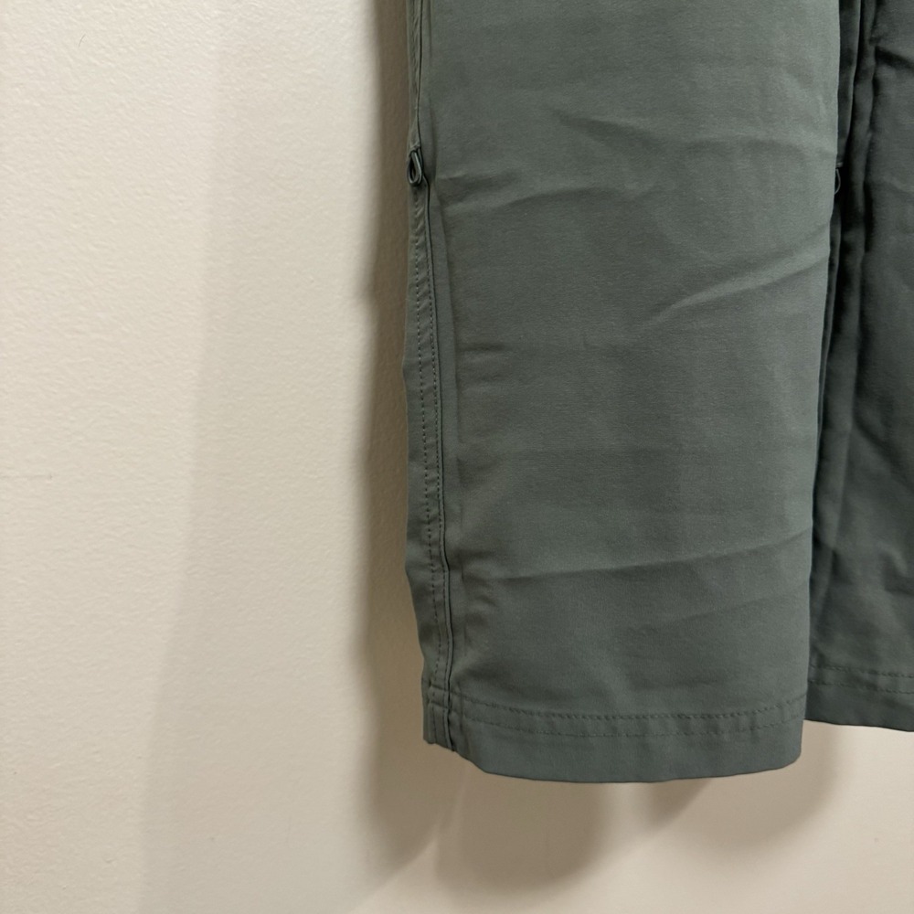 WonderWink Renew Women's Large Jumpsuit 7 Pocket V-Neck Stretch Cargo In Olive - Picture 15 of 16